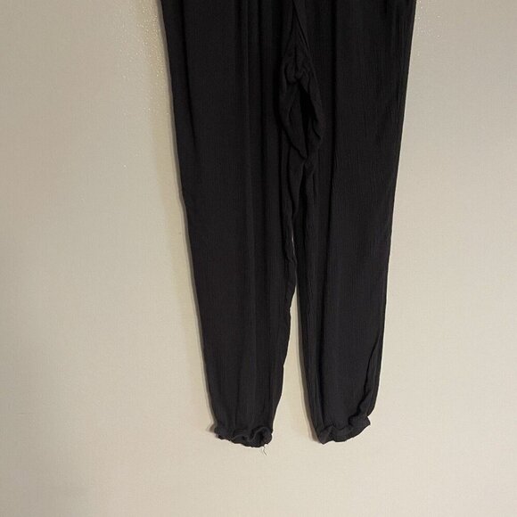 ett:twa Anthropologie Sz S Gauze Boho High Rise Pull On Sulawesi Smocked Joggers - Picture 7 of 12